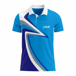 Basketball Polo Shirt in Blue RSBPS-002 - K2 Sportswear | Custom Sports Uniforms & Apparels - K2 Sportswear