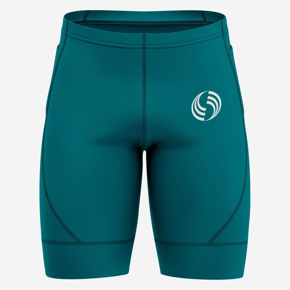 Herren Radhose in Midnight Green, Custom Fit - Pro Fit