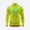 Yellow Gold Men’s Long Sleeve Cycling Jersey Durable Bicycle Jerseys Mens