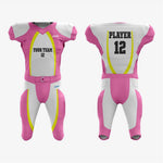 Yellow/Pink Personalized American Football Uniform for Men/Women/Youth - K2 Sportswear | Custom Sports Uniforms & Apparels - K2 Sportswear