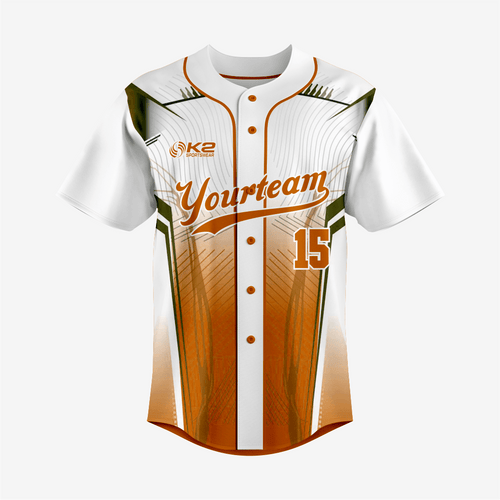 Personalized Softball Full Button Jersey for Men & Women - K2 Sportswear | Custom Sports Uniforms & Apparels - K2 Sportswear