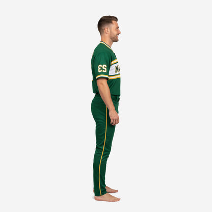 Personalized Baseball Team Uniform - Custom Jersey & Pants Set in Green