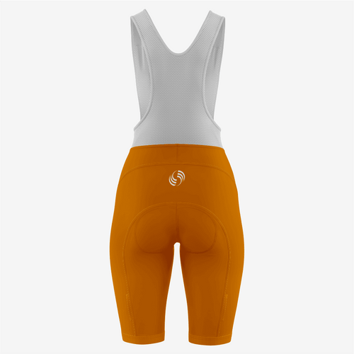 Personalized Bronze Women’s Cycling Bib Shorts – Ultimate Ride Comfort - K2 Sportswear | Custom Sports Uniforms & Apparels - K2 Sportswear