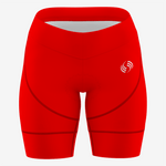Personalized Red Women's Cycling Shorts - K2 Sportswear | Custom Sports Uniforms & Apparels - K2 Sportswear