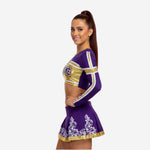Custom Competition Cheerleading Uniforms - Long Sleeve Top & Skirt Set with Team Name