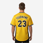 Custom Baseball Jersey - Full Button Baseball Jersey Team Name & Number