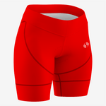 Personalized Red Women's Cycling Shorts - K2 Sportswear | Custom Sports Uniforms & Apparels - K2 Sportswear