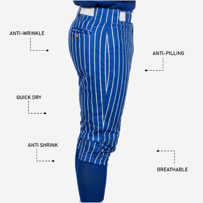 Custom Baseball Uniform Knickers - Pinstripe Knicker Pants Youth Adult