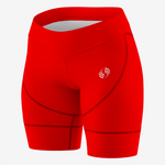 Personalized Red Women's Cycling Shorts - K2 Sportswear | Custom Sports Uniforms & Apparels - K2 Sportswear