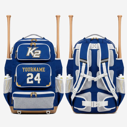 Personalized Baseball Bag - Custom Team Baseball Duffle Bag with Name