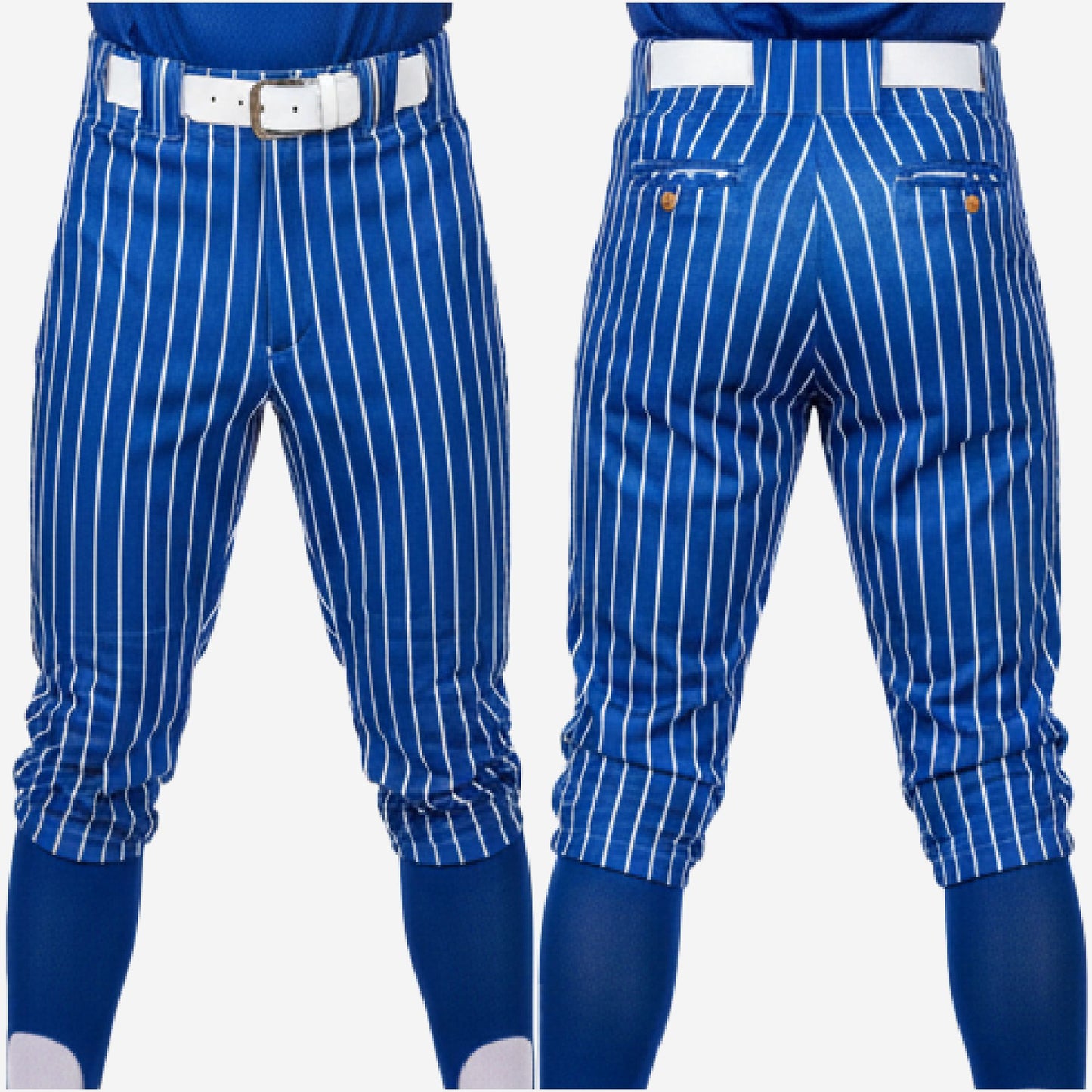 Custom Baseball Uniform Knickers - Pinstripe Knicker Pants Youth Adult