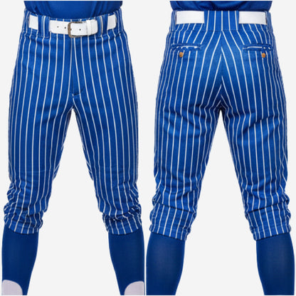 Custom Baseball Uniform Knickers - Pinstripe Knicker Pants Youth Adult