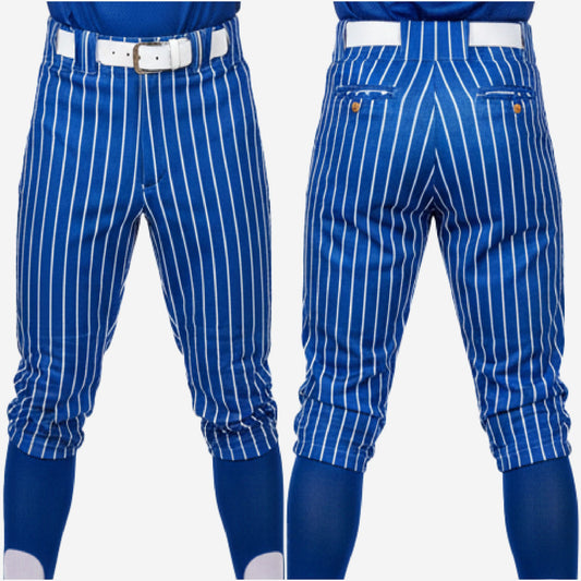 Custom Baseball Uniform Knickers - Pinstripe Knicker Pants Youth Adult