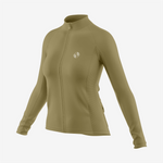 Pro-Level Women's Long Sleeve Cycling Jersey in Tan - K2 Sportswear | Custom Sports Uniforms & Apparels - K2 Sportswear