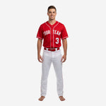 Custom Baseball Team Uniform in Red - Jersey & Pants Custom Name Number Set