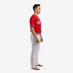 Custom Baseball Team Uniform in Red - Jersey & Pants Custom Name Number Set