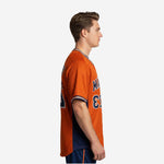 Personalized Baseball Jersey in Orange - Custom Team Name Number Sublimated Baseball Shirt