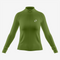 Pro-Level Women's Long Sleeve Cycling Jersey in Army Green
