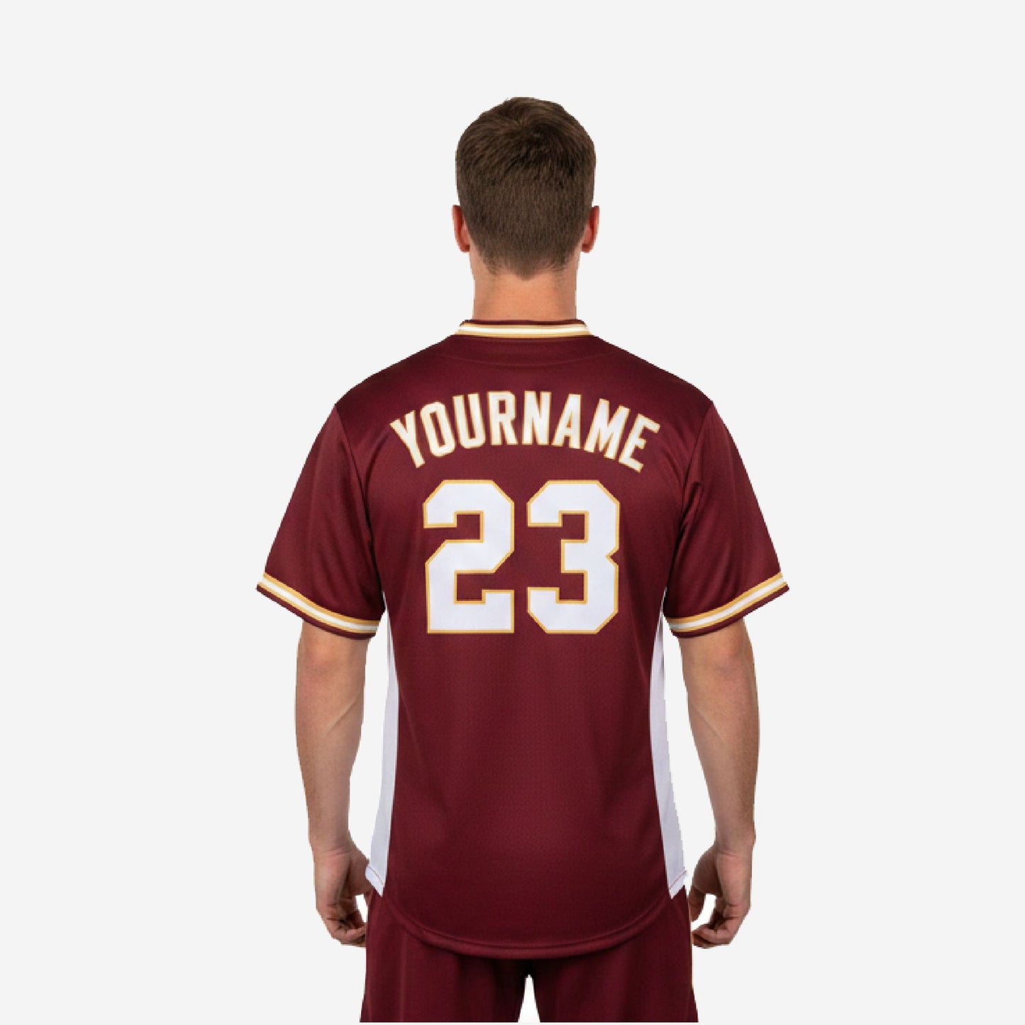Custom Baseball Jersey - Full Button Baseball Jersey Custom Name & Number