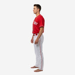 Custom Baseball Team Uniform in Red - Jersey & Pants Custom Name Number Set