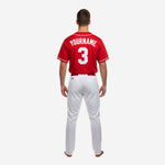 Custom Baseball Team Uniform in Red - Jersey & Pants Custom Name Number Set