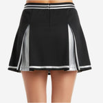 Custom Cheerleading Skirt - Black Cheer Skirt Team Design