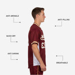 Custom Baseball Jersey - Full Button Baseball Jersey Custom Name & Number