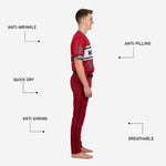 Custom Youth Baseball Uniform Set - V-Neck Jersey & Pants Sublimated in Burgundy