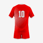 Customized Rugby Uniform Set in Red - K2 Sportswear | Custom Sports Uniforms & Apparels - K2 Sportswear