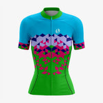 Custom Blue & Green Women's Cycling Kit – Pro Fit - K2 Sportswear | Custom Sports Uniforms & Apparels - K2 Sportswear