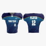 Personalized Dark Blue American Football Uniform – Unisex Fit - K2 Sportswear | Custom Sports Uniforms & Apparels - K2 Sportswear