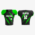 Black/Green Personalized American Football Uniform for Men/Women/Youth - K2 Sportswear | Custom Sports Uniforms & Apparels - K2 Sportswear