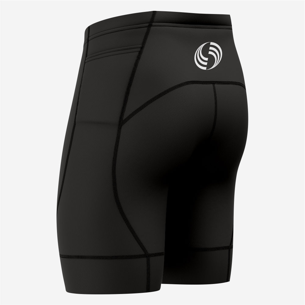 Personalized Men's Cycling Shorts in Black