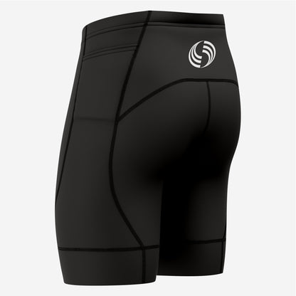 Personalized Men's Cycling Shorts in Black