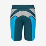 Custom Wrestling Regular Shorts in Bondi Blue - K2 Sportswear | Custom Sports Uniforms & Apparels - K2 Sportswear