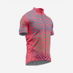 Mens Short Sleeve Cycling Jersey Dark Pink Lightweight Bike Apparel - K2 Sportswear | Custom Sports Uniforms & Apparels - K2 Sportswear