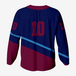 Maroon/Blue Custom Ice Hockey Jersey – Team Wear - K2 Sportswear | Custom Sports Uniforms & Apparels - K2 Sportswear