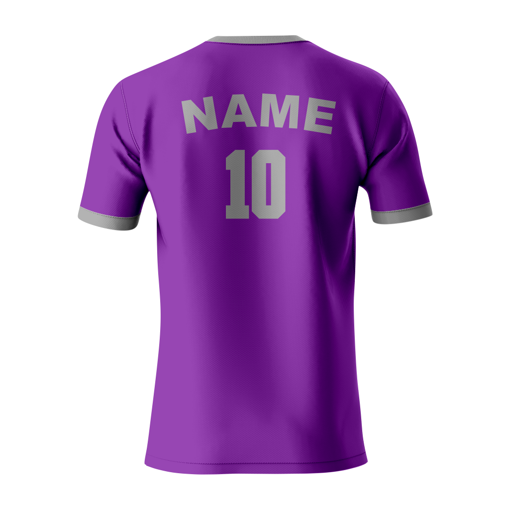 Purple Baseball Jersey with Custom Name and Number