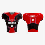 Custom Black/Red American Football Jersey/Kit – Unisex - K2 Sportswear | Custom Sports Uniforms & Apparels - K2 Sportswear