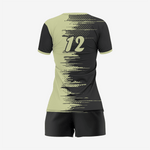 Personalized Black/Tan Volleyball Uniform Set for Athletes - K2 Sportswear | Custom Sports Uniforms & Apparels - K2 Sportswear