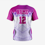 Men/Women Custom Softball 2 Button Jersey in Deep Magenta - K2 Sportswear | Custom Sports Uniforms & Apparels - K2 Sportswear