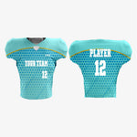 Personalized Turquoise American Football Uniform – Unisex Fit - K2 Sportswear | Custom Sports Uniforms & Apparels - K2 Sportswear