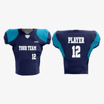Personalized Dark Blue American Football Uniform – Men & Women - K2 Sportswear | Custom Sports Uniforms & Apparels - K2 Sportswear