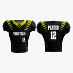 Black/Yellow American Football Kit for Men/Women/Youth - K2 Sportswear | Custom Sports Uniforms & Apparels - K2 Sportswear