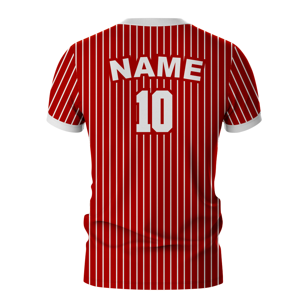 Premium Dark Red Baseball V Neck Jersey - Game Ready