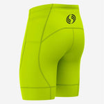Customizable Men's Cycling Shorts - Yellow Green Pro Fit - K2 Sportswear | Custom Sports Uniforms & Apparels - K2 Sportswear