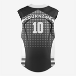 Custom Black Sleeveless Full Button Softball Jersey – Pro Fit - K2 Sportswear | Custom Sports Uniforms & Apparels - K2 Sportswear