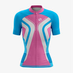 Personalized Women's Cycling Set – Blue and Pink - K2 Sportswear | Custom Sports Uniforms & Apparels - K2 Sportswear