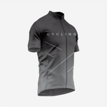 Men’s Cycling Short Sleeve Jersey Performance Road Bike Apparel - Gray - K2 Sportswear | Custom Sports Uniforms & Apparels - K2 Sportswear
