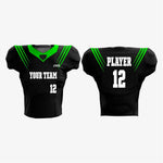 Black/Green American Football Kit for Men/Women/Youth - K2 Sportswear | Custom Sports Uniforms & Apparels - K2 Sportswear